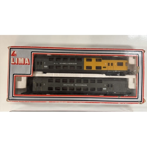 166 - 2 Boxed Lima 309264L & 309260L twin deck coach packs