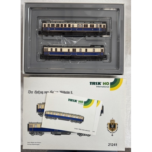 181 - 3 Boxed Trix HO train packs no 21240, 21241, 21242