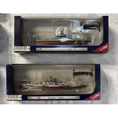 191 - 17 Boxed models of Warships (From magazine)