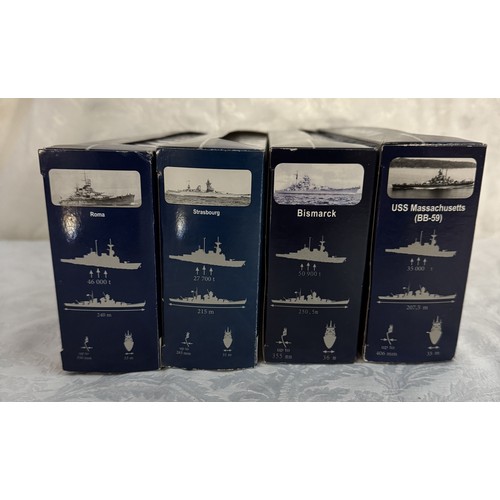 191 - 17 Boxed models of Warships (From magazine)