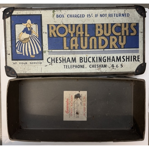 11 - A vintage advertising Royal Bucks laundry box