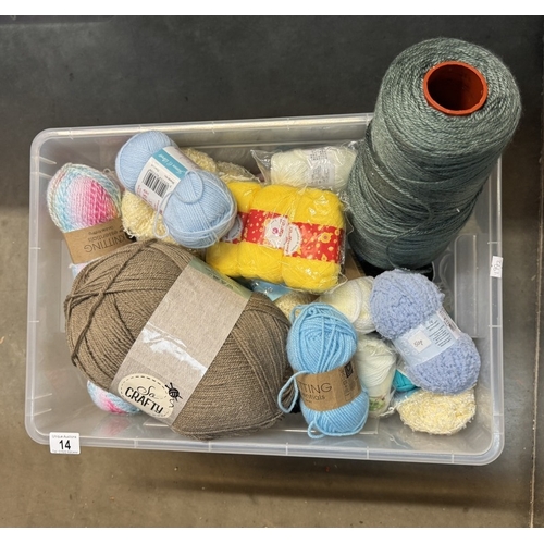 14 - A large quantity of wool