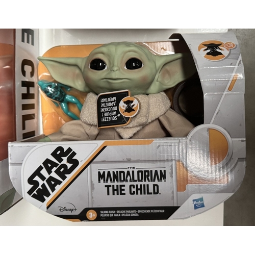 4 - A quantity of Star Wars figures of Mandalorian The Child & other figures no 407, 402, 369, 378 & 905... 