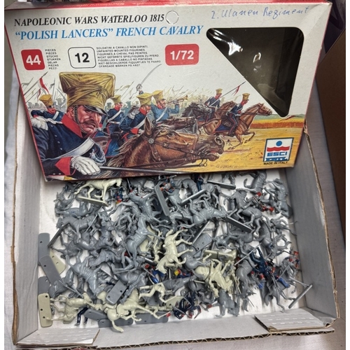 8 - A large quantity of 1/72 scale plastic soldiers with boxes in various conditions by Italeri etc