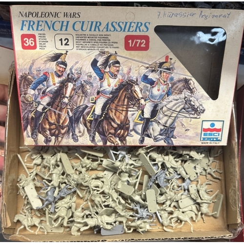 8 - A large quantity of 1/72 scale plastic soldiers with boxes in various conditions by Italeri etc