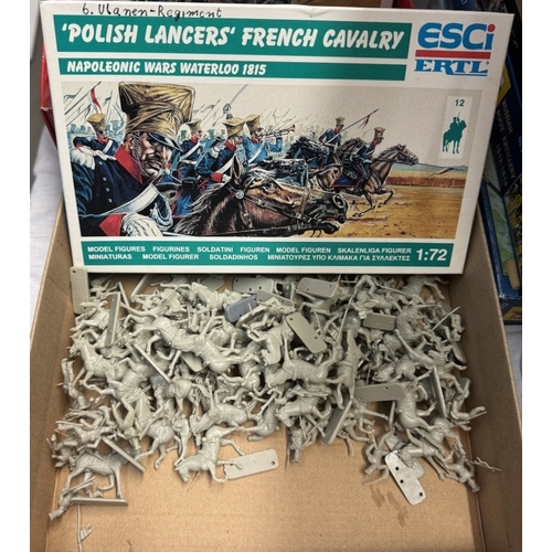 8 - A large quantity of 1/72 scale plastic soldiers with boxes in various conditions by Italeri etc