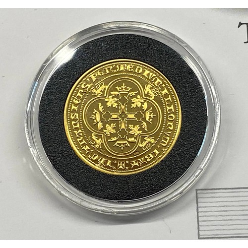 1064 - A 22ct Gold Proof Coin The Double Leopard Gold Edition, 4g, 22mm Diameter with Certificate