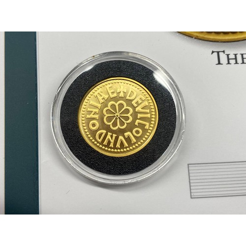 1067 - A 22ct Gold Proof Coin The Coenwulf Penny Gold Edition, 4g, 22mm Diameter with Certificate