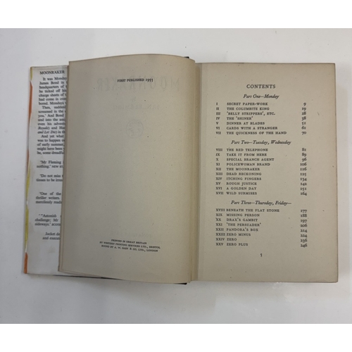 1260 - Fleming, Ian, Moonraker. 1965, Jonathan Cape, London. A first edition copy with error on Page 10, Li... 