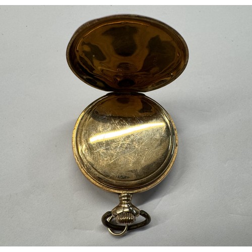 1139 - A 14ct gold Elgin pocket watch. Elgin, USA 15 Jewels