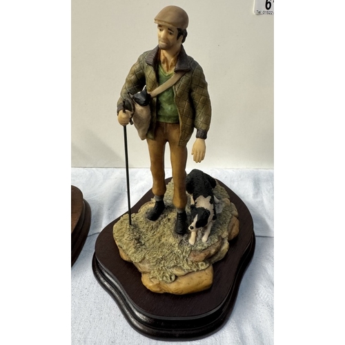 61 - 6 Border Fine Arts figures including Limited Editions, Ray Ayres etc including To The Rescue