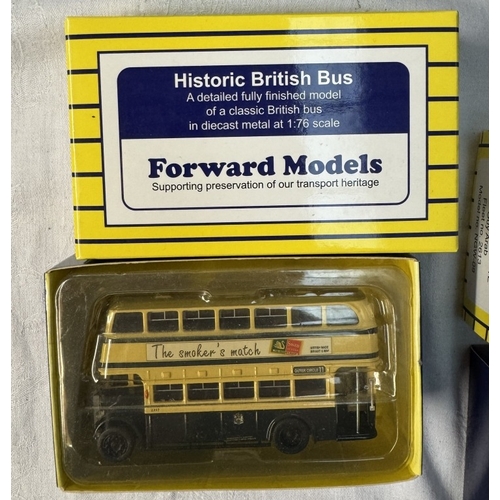 65 - 8 boxed Forward models 1/76 Historic British bus, Birmingham city transport & West Midlands PTE