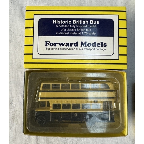 65 - 8 boxed Forward models 1/76 Historic British bus, Birmingham city transport & West Midlands PTE