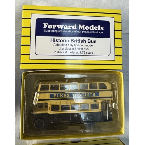 65 - 8 boxed Forward models 1/76 Historic British bus, Birmingham city transport & West Midlands PTE