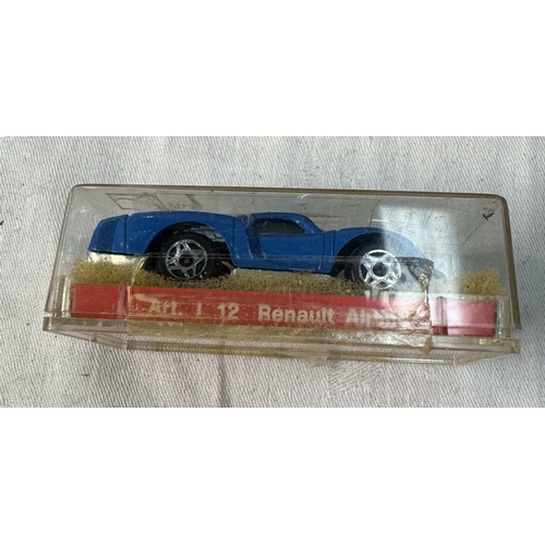 81 - A quantity of boxed diecast including Matchbox 900 Superfast twin packs, Politoys, Polistil racing c... 