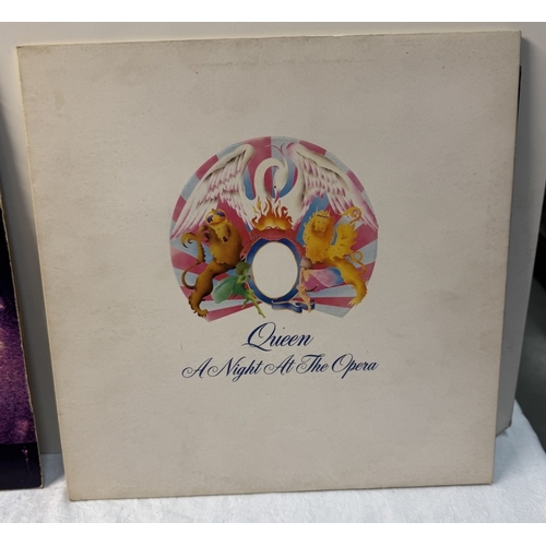 117 - 3 Queen LPs including Night At The Opera, Gateford Embossed YAX5063-2 Blairs RAG, YAX5064 - 2 Blairs... 