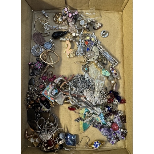 88 - A quantity of some silver, some gold costume jewellery etc