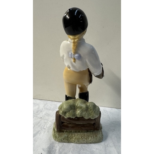 95 - A Royal Worcester (Boys & Girls Come Out To Play) First Prize figure of a rider