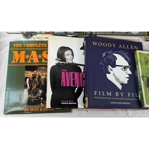 127 - A good collection of film related books including Woody Allen Film By Film, The Avengers 50 Years, H... 