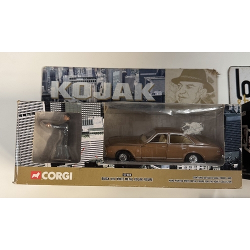 129 - 4 Boxed themed diecast sets including Kojak, Lock Stock & 2 Smoking Barrels, The Avengers & Inspecto... 