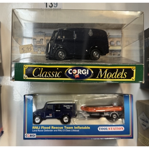 139 - A quantity of Corgi boxed diecast (Mainly police)