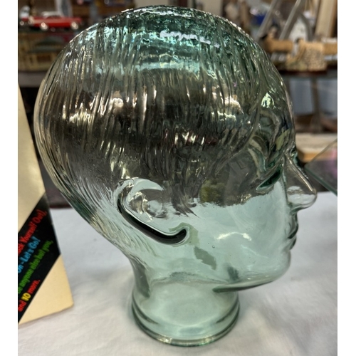 145 - An art glass head