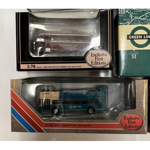 149 - A quantity of boxed diecast buses, Exclusive First Editions EFE