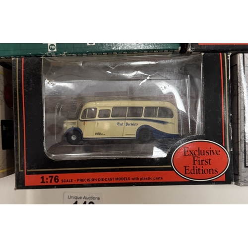 149 - A quantity of boxed diecast buses, Exclusive First Editions EFE