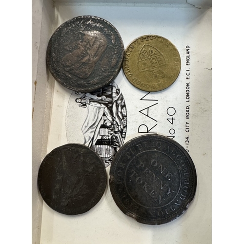 1140 - A good collection of coins including Victorian, Crowns, Early foreign coins, tokens etc