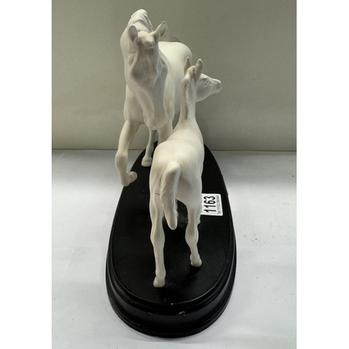 1163 - A Royal Doulton horse & foal. Spirit Of Affection