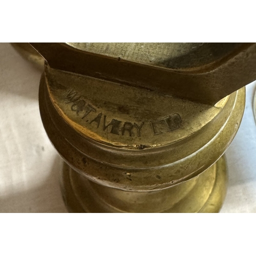 1355 - 10 brass weights