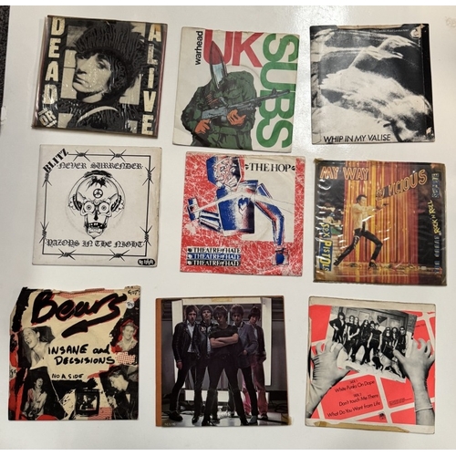 201 - A good lot of 45 LPs including Jam Clash, Sex Pistols, Lurkers Gen X etc