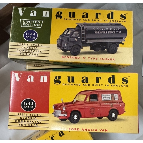 204 - 11 boxed Vanguards diecast vehicles