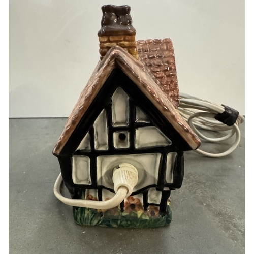 213 - A cottage lamp