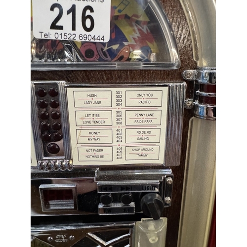 216 - A Juke box style CD/radio