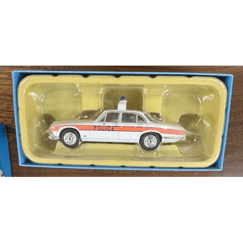 217 - 17 boxed Vanguards die cast police vehicles