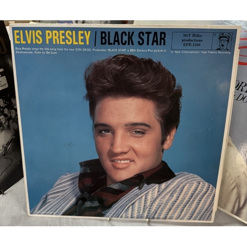 221 - An interesting lot of Elvis albums including Blackstar, Essential Vol 1 & 2