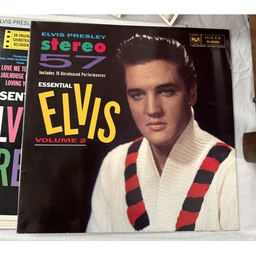 221 - An interesting lot of Elvis albums including Blackstar, Essential Vol 1 & 2