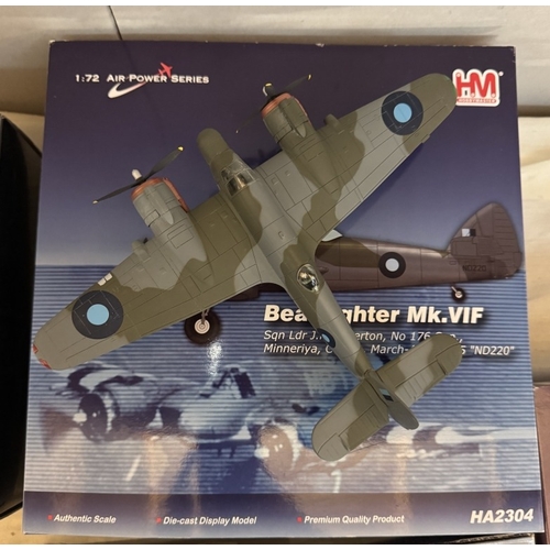 223 - 15 World War 2 die cast models of 'Warbirds' fighters & bombers etc. mainly Corgi Aviation Archive b... 