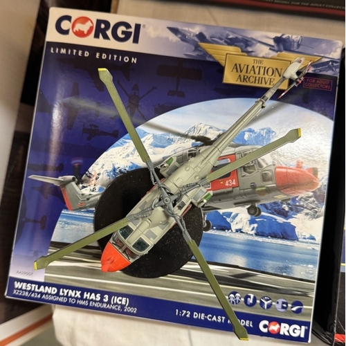 227 - 5 boxed Corgi Aviation Archive model helicopters. (3 light, 2 heavy) AA33416, AA33414, AA39100, AA39... 