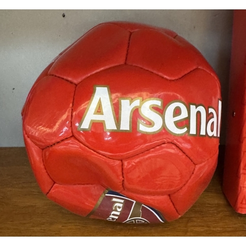 235 - A selection of Arsenal football merchandise