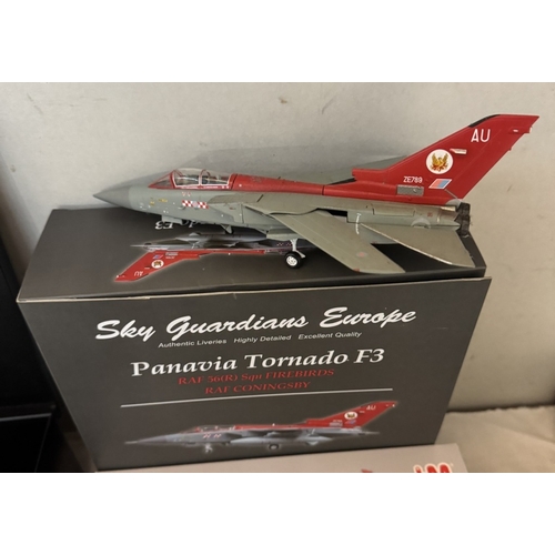 251 - 6 boxed modern military jet models by Hobbymaster & Corgi Aviation Archive & 1 unboxed Corgi Tornado... 