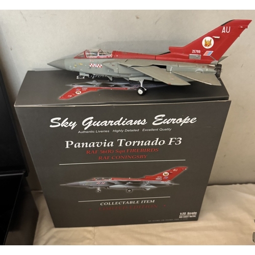 251 - 6 boxed modern military jet models by Hobbymaster & Corgi Aviation Archive & 1 unboxed Corgi Tornado... 