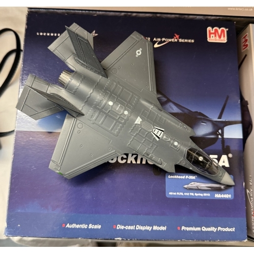 251 - 6 boxed modern military jet models by Hobbymaster & Corgi Aviation Archive & 1 unboxed Corgi Tornado... 