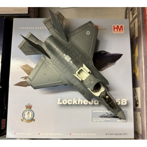 251 - 6 boxed modern military jet models by Hobbymaster & Corgi Aviation Archive & 1 unboxed Corgi Tornado... 