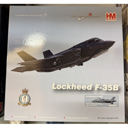 251 - 6 boxed modern military jet models by Hobbymaster & Corgi Aviation Archive & 1 unboxed Corgi Tornado... 