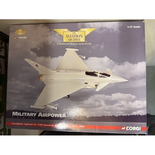 251 - 6 boxed modern military jet models by Hobbymaster & Corgi Aviation Archive & 1 unboxed Corgi Tornado... 