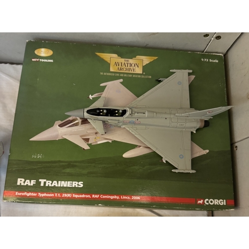 251 - 6 boxed modern military jet models by Hobbymaster & Corgi Aviation Archive & 1 unboxed Corgi Tornado... 