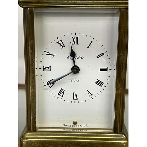 1098 - A Bayard brass carriage clock, in working order.