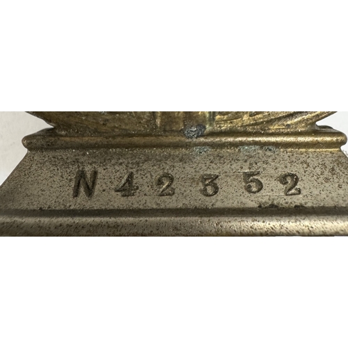 1170 - An early 20th century automobile club RAC car badge, serial number N.42358